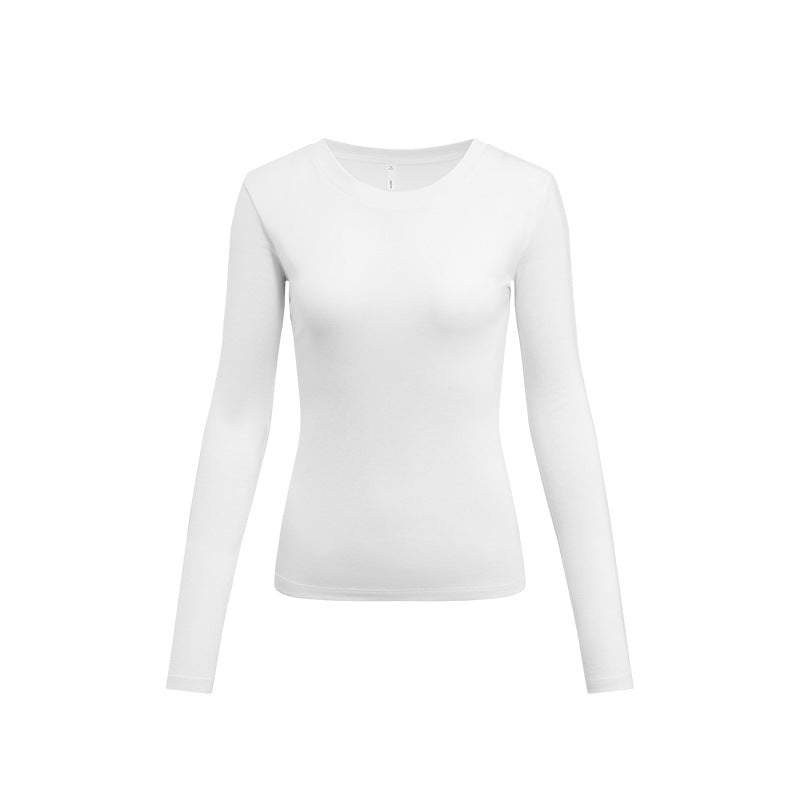 Lenzing TencelTM wool round-neck top