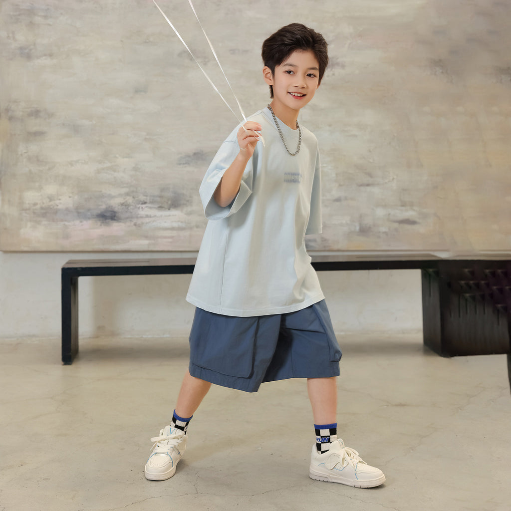 2026 Summer Boys Thin Printed T-Shirt