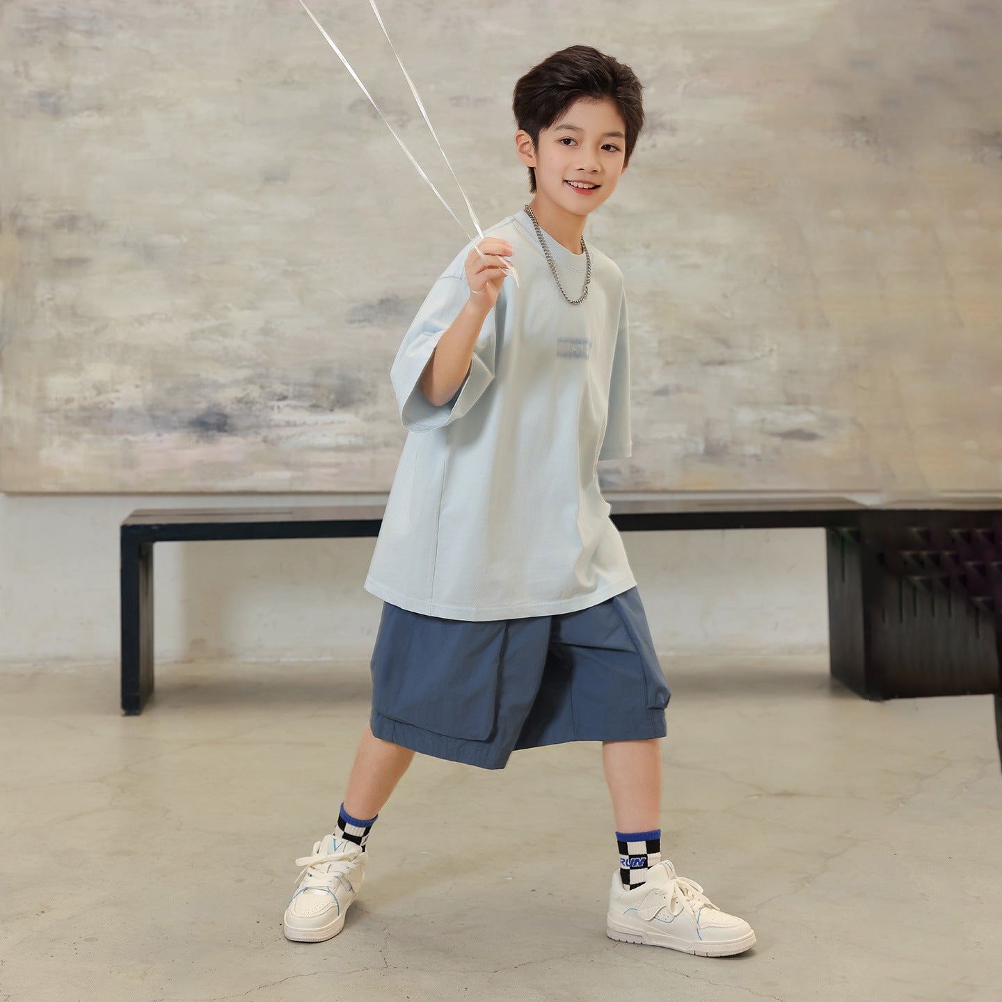 2026 Summer Boys Thin Printed T-Shirt