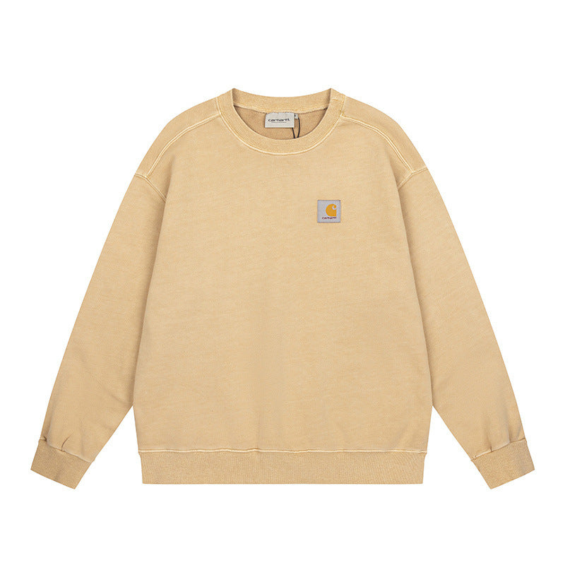 Carhartt WIP Nelson Sweat - Distressed Washed Crew Neck Sweatshirt