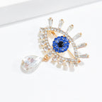 Evil Eye Brooch - Blue Diamond Niche Design