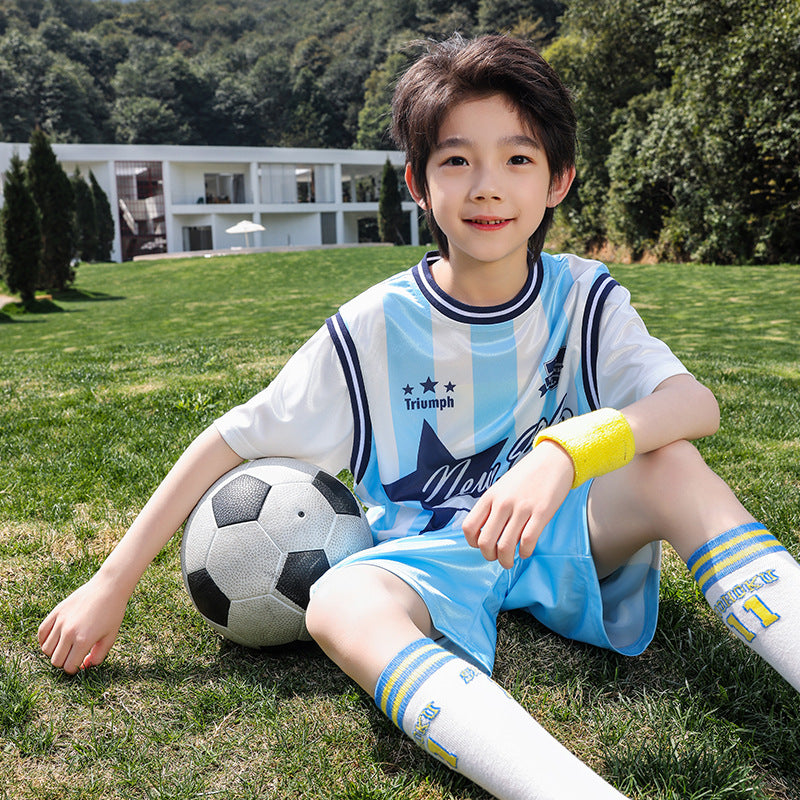 Boys' Breathable, Quick-Drying Soccer Training Kit