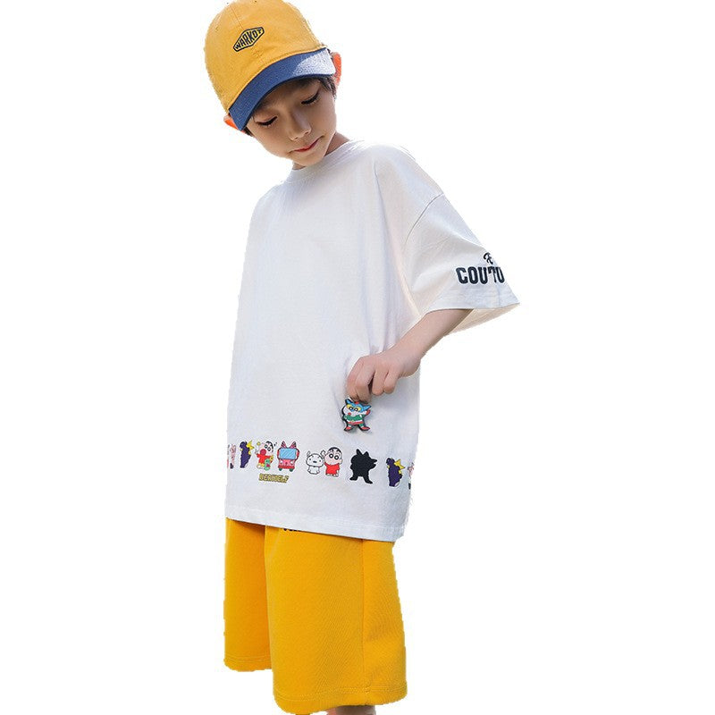 Boys Cool Feel Sorona T-Shirt with Removable Velcro