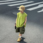 Boys' Summer Vest Two-Piece Set