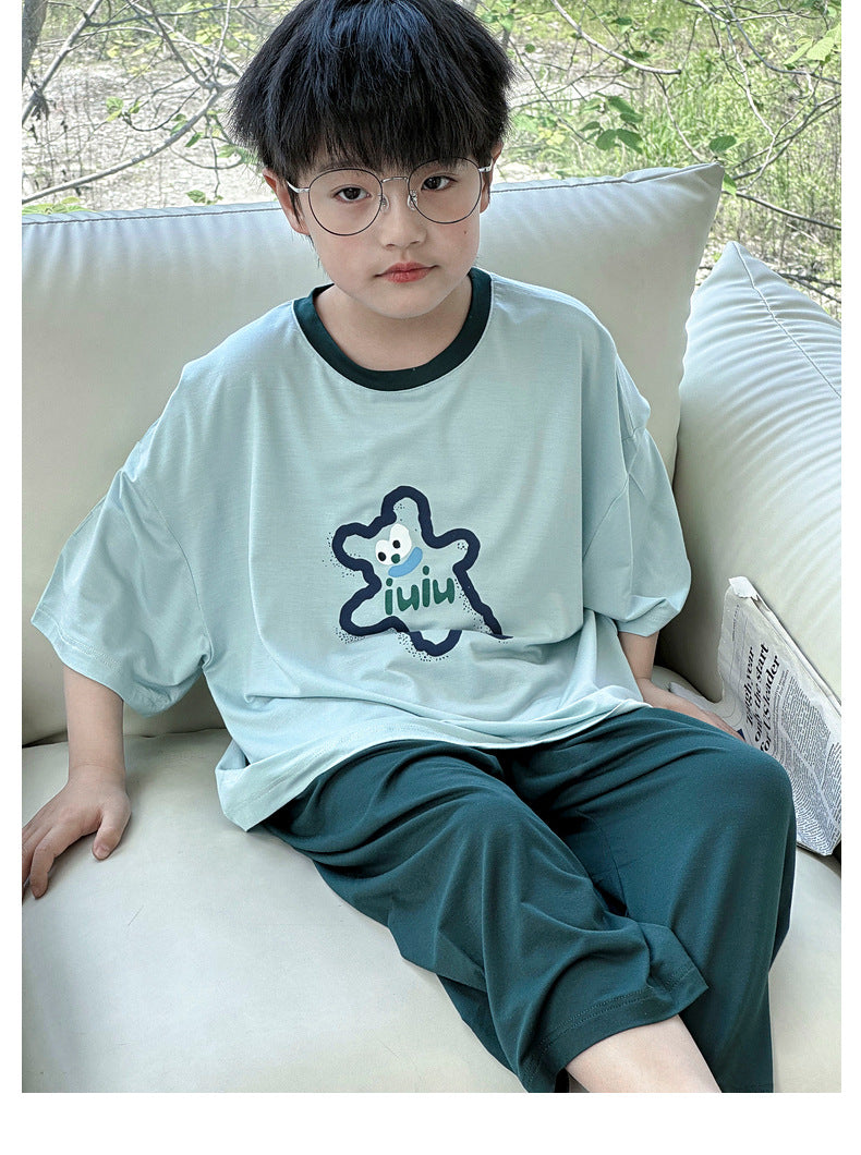 Kids Modal Pajamas, Summer Loungewear