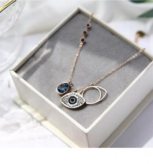 Titanium Steel Evil Eye Anklet
