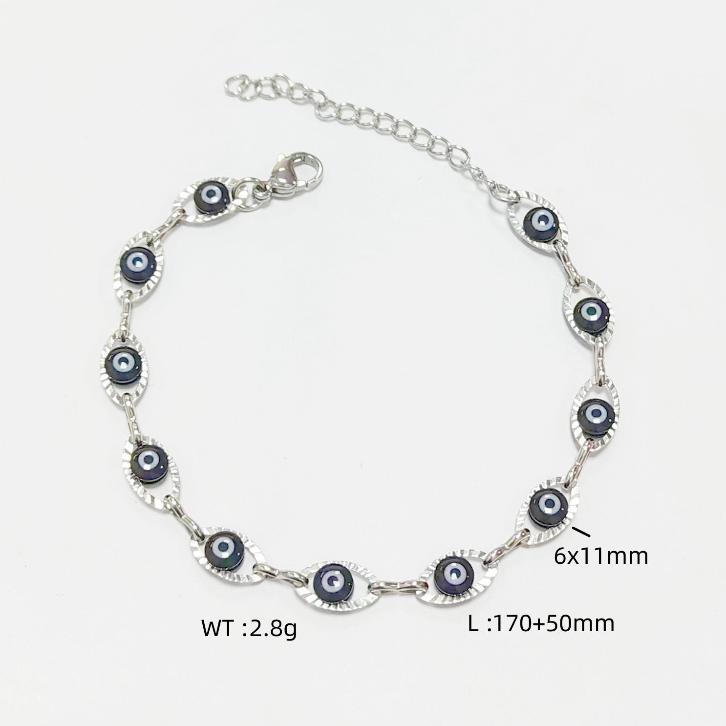 Evil Eye Stainless Steel Jewelry
