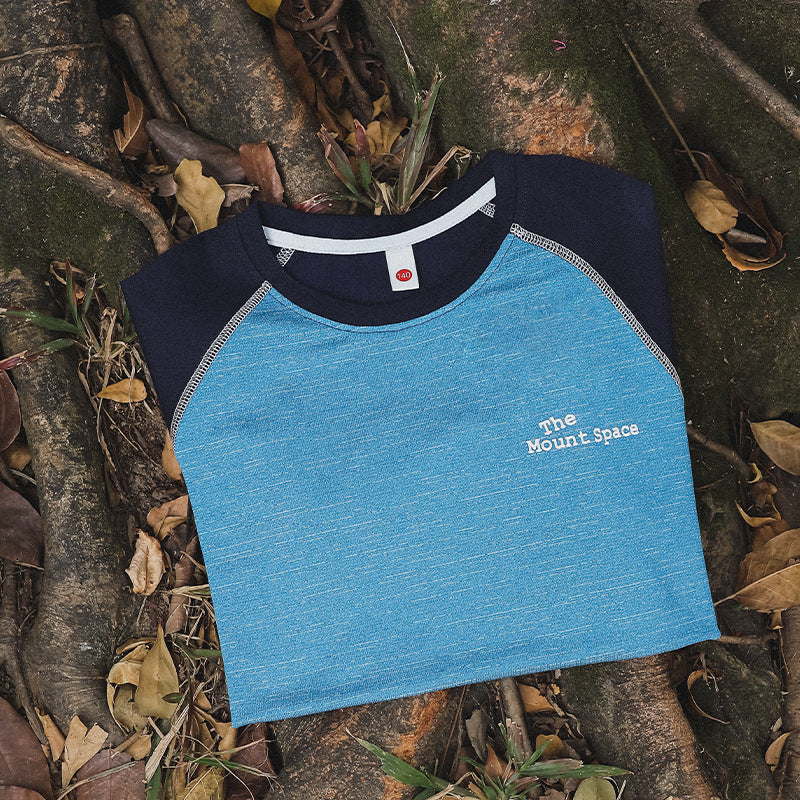 Mountain Style Spliced Letter Print Short Sleeve T-Shirt