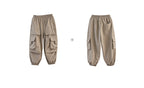 Summer Lightweight Quick-Drying Sports Cargo Pants for Kids