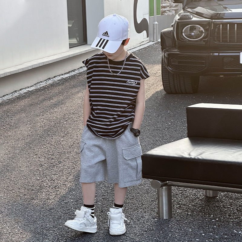 Boys Sports Sleeveless Tank Top
