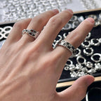 Chrome Hearts Cross & Evil Eye Ring