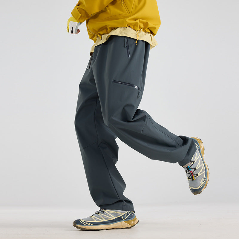 Unisex 3‑in‑1 Zip‑Off Fleece Lined Waterproof Outdoor Hiking Pants