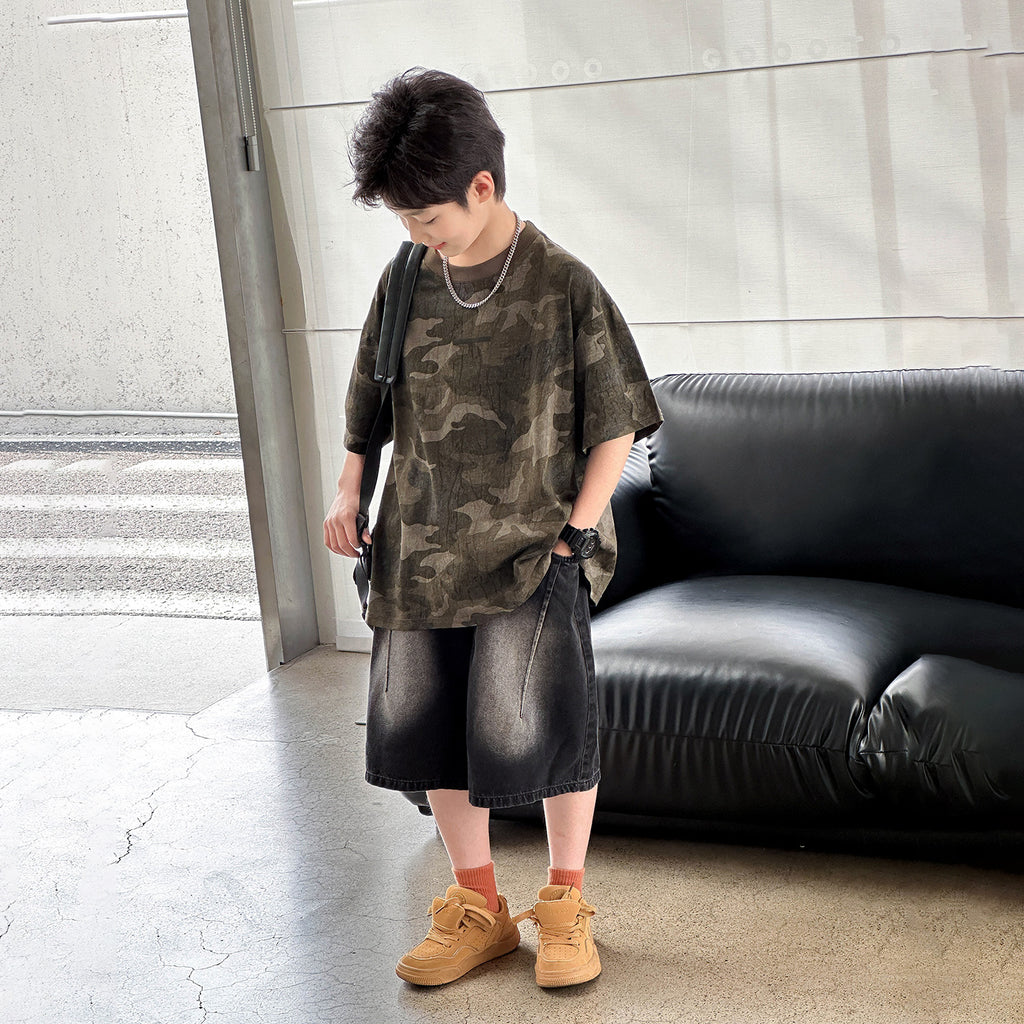 Boys' Lightweight Camouflage T-Shirt
