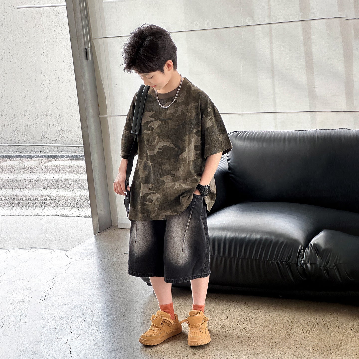 Boys' Lightweight Camouflage T-Shirt