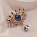 Evil Eye Brooch - Blue Diamond Niche Design
