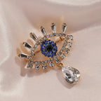 Evil Eye Brooch - Blue Diamond Niche Design