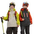Outdoor children's jacket three-in-one 2025 autumn outdoor children's splicing jacket autumn wear
