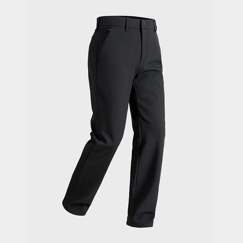 WENHOUU Unisex Fleece Lined Cupro Stretch Softshell Hiking Pants