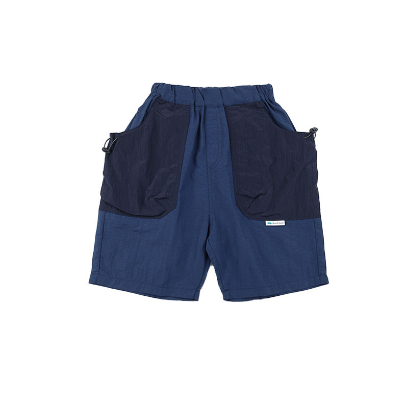 Children's Outdoor Quick-Dry Shorts with Patch Pockets
