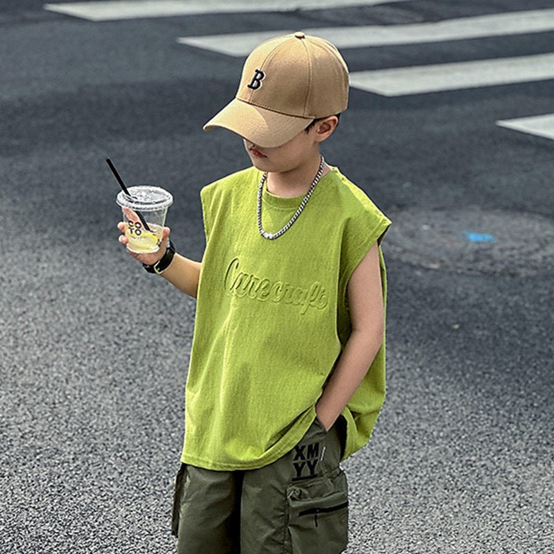 Boys Sports Sleeveless Tank Top