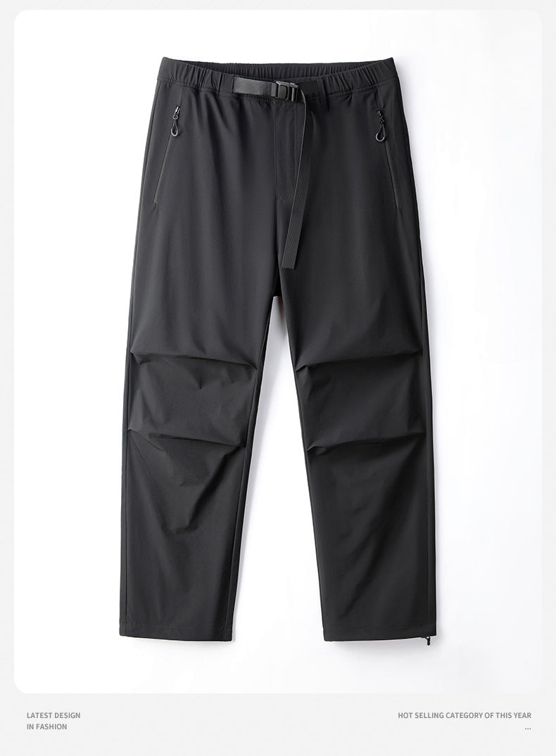 Cologne Unisex Outdoor Hiking Pants, Breathable Stretchy Adjustable Cuff Trousers