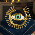 Evil Eye Brooch, Eye Corsage Accessory