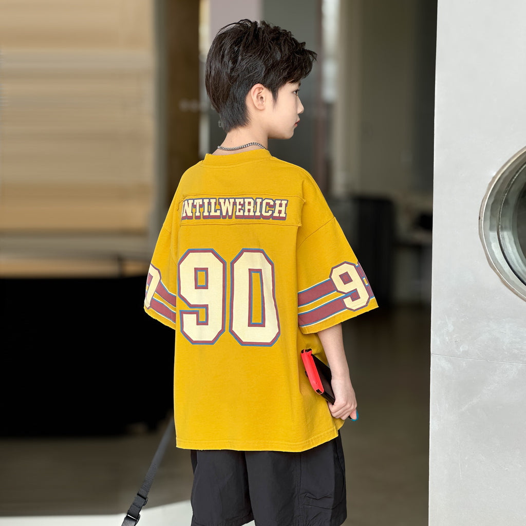 Big Boys Korean Style Basketball Graphic Tee