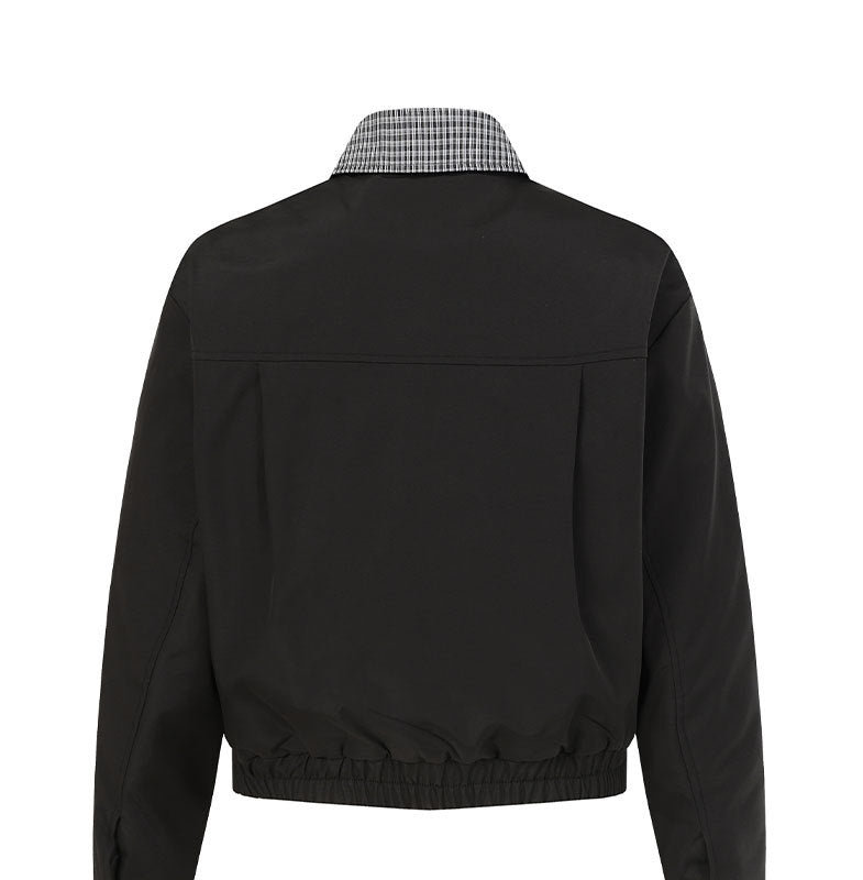 American-Style Fake Two-Piece Lapel Jacket Loose Warm Top