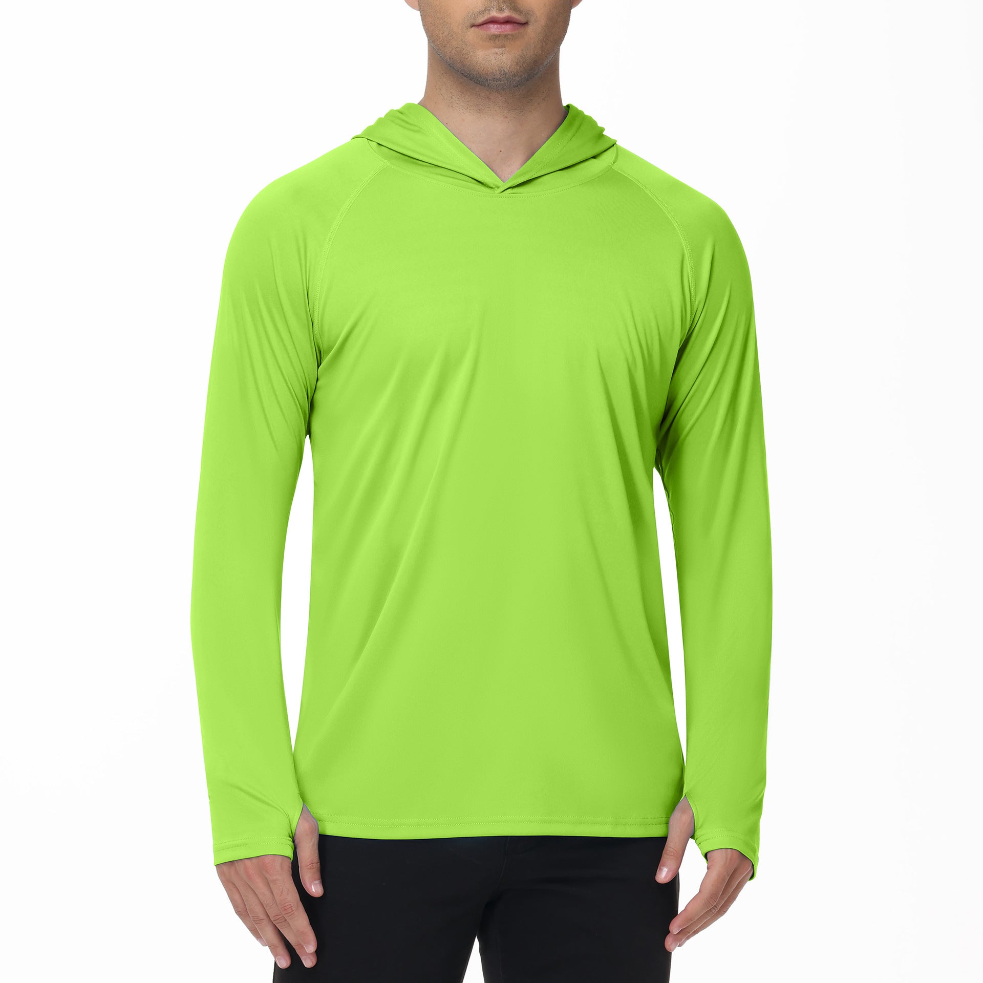 Men's UPF50+ Quick Dry Hooded UV Protection Outdoor Sun Shirt