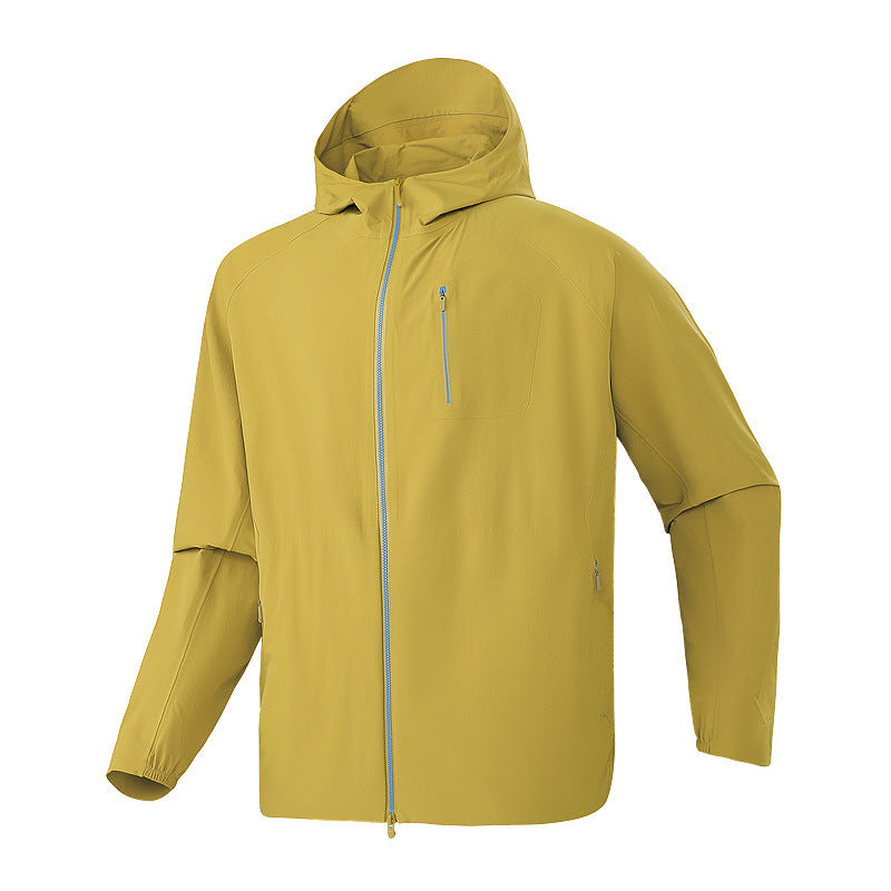 Seam‑Taped UV Protection Skin Windbreaker for Men Women