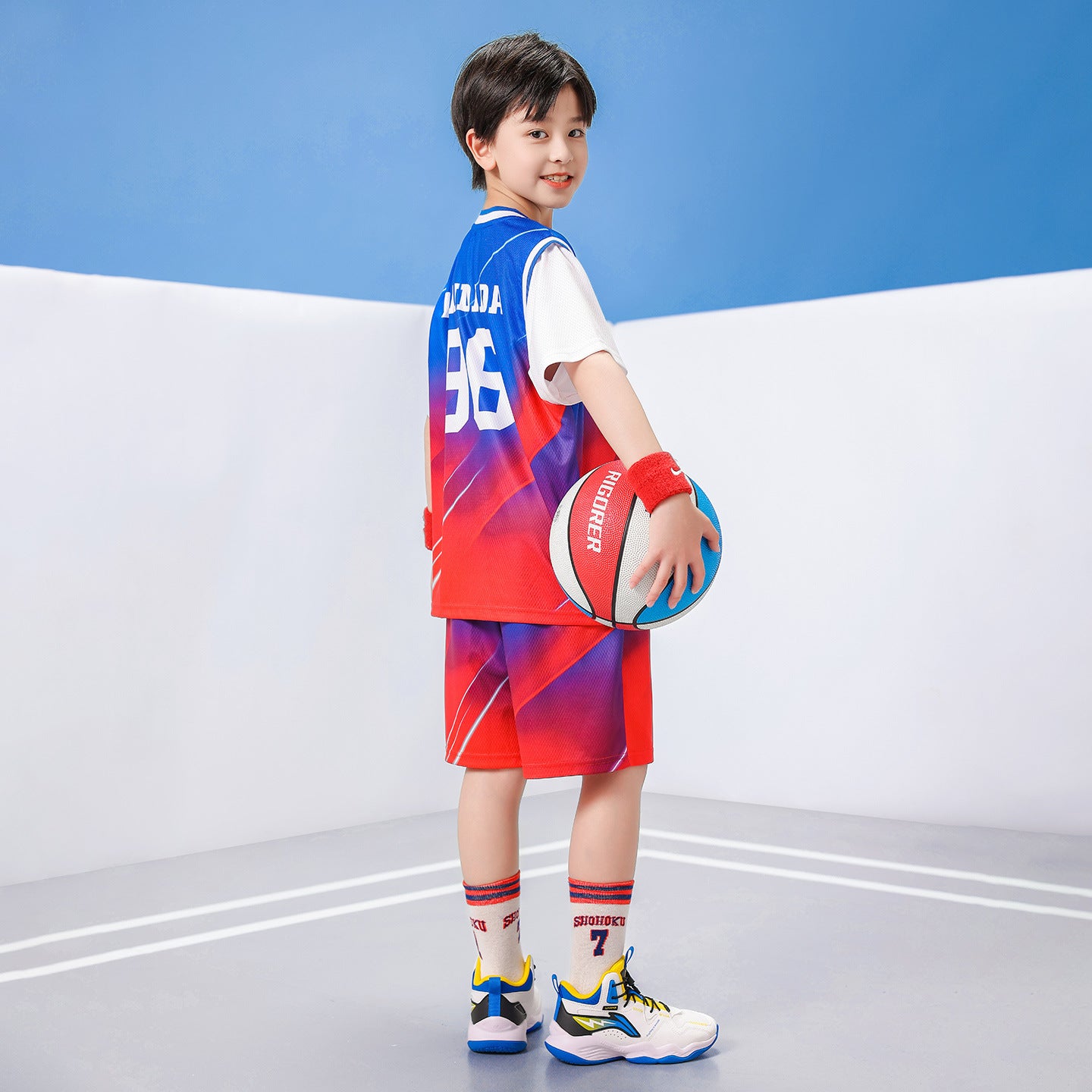 Children's Quick-Drying Basketball Uniform Set