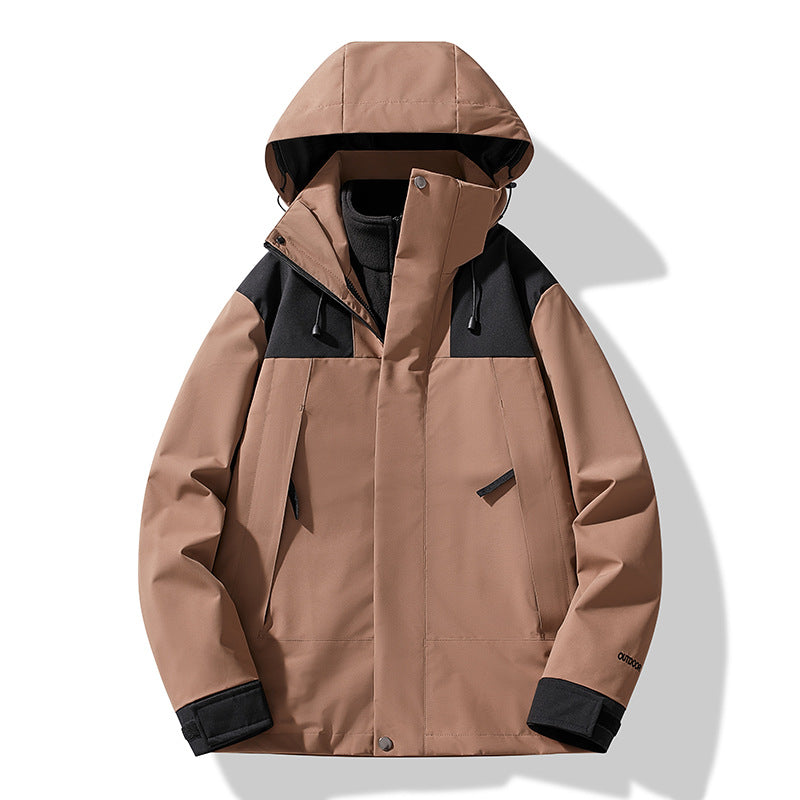 Unisex Couple's 3-in-1 Jacket - Winter Thickened Outdoor Hiking Warm Trendy