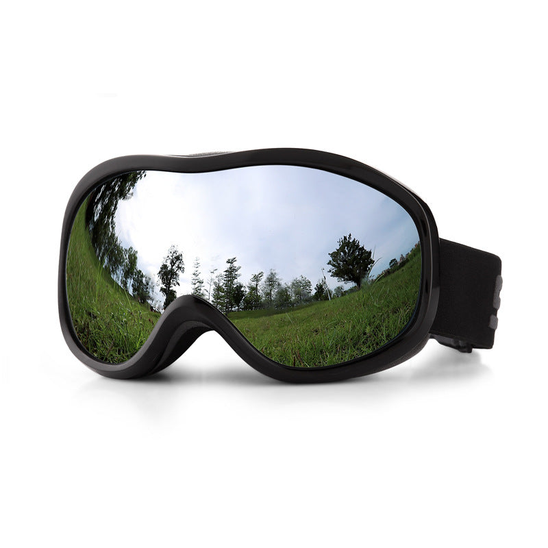 Ski smooth no fog mirror, can card myopia, spherical large field of view ski goggles