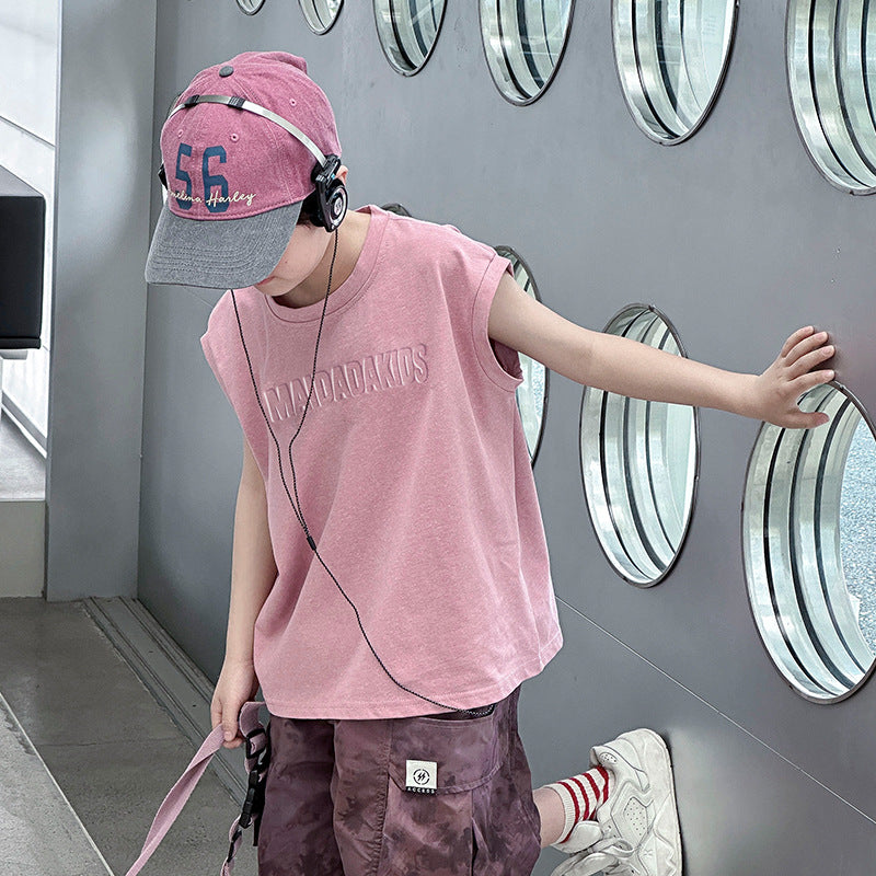 Boys Sports Sleeveless Tank Top
