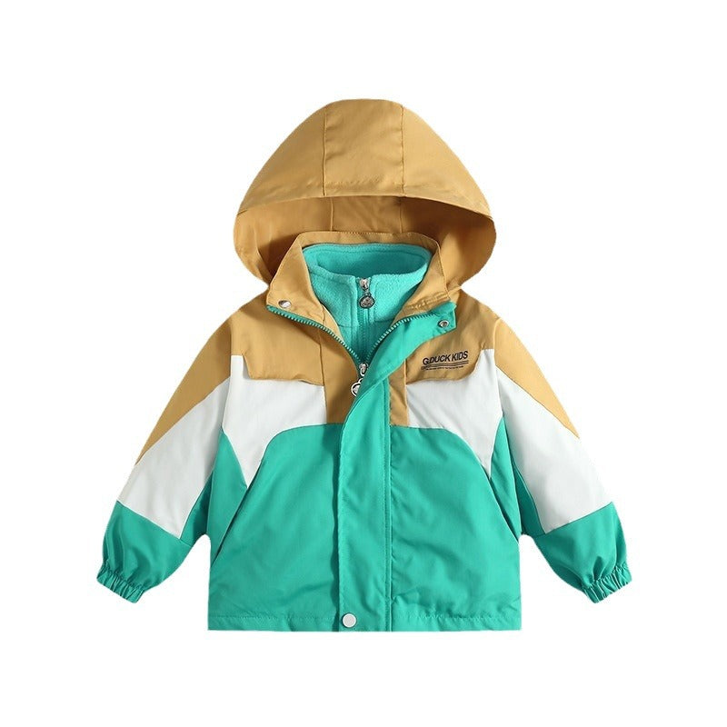 Kids' 3-in-1 Jacket - Unisex Spring-Autumn Outerwear