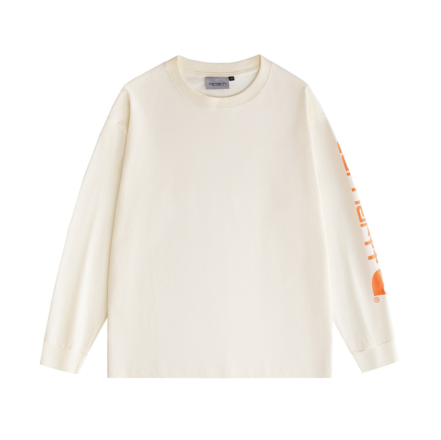 Men Patagonia Inspired Sleeve Print Long Sleeve Pullover Sweatshirt