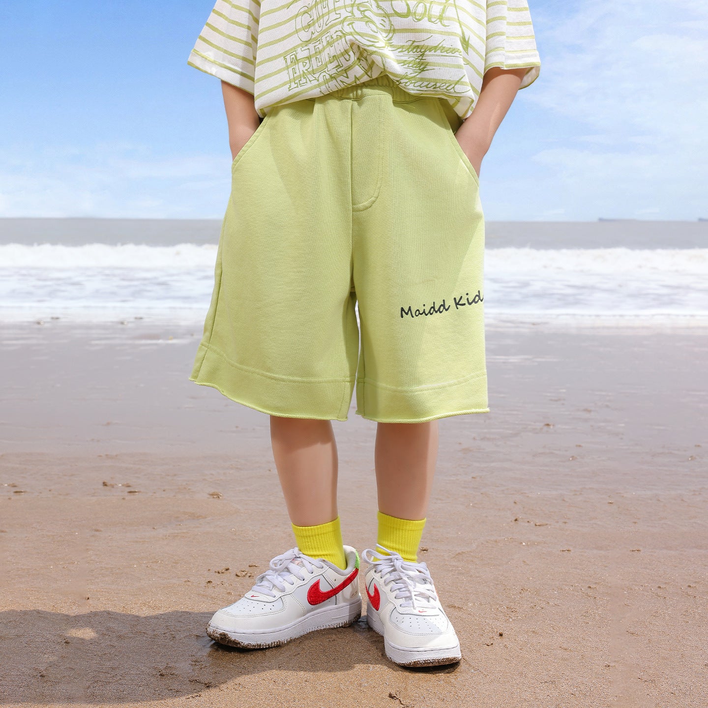 Summer 5-inch Athletic Shorts for Big Kids