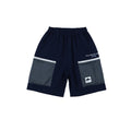 Minimalist Color Block Splicing Shorts, Mountain Style