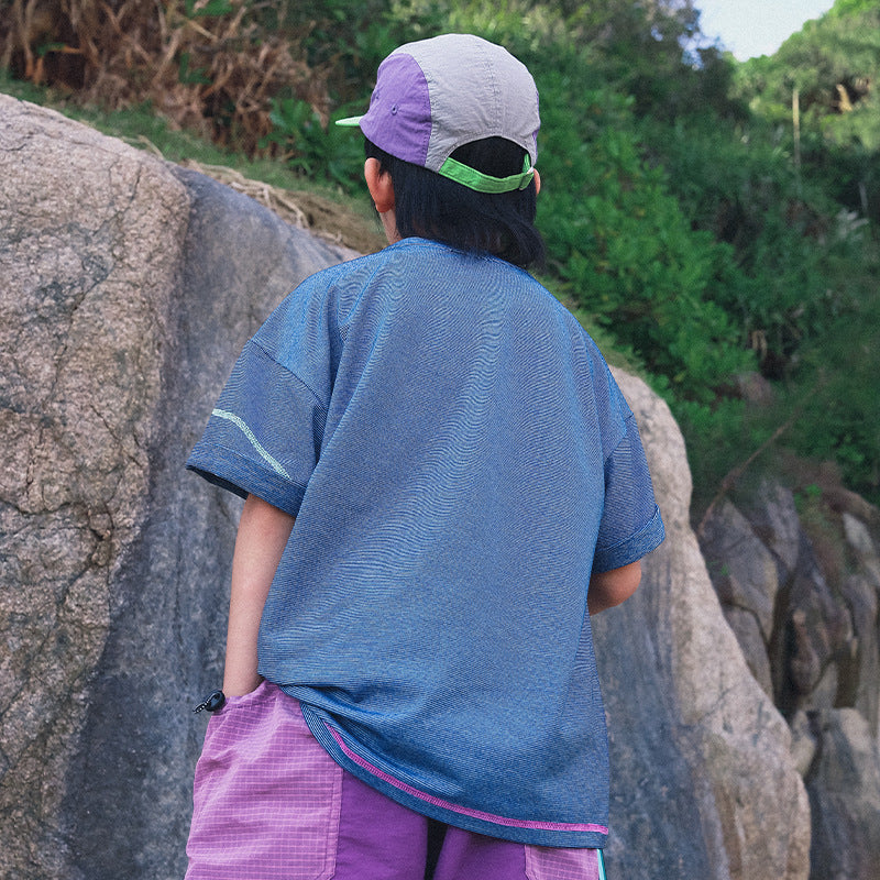 Boys' Outdoor-Style Quick-Dry Short-Sleeve T-Shirt