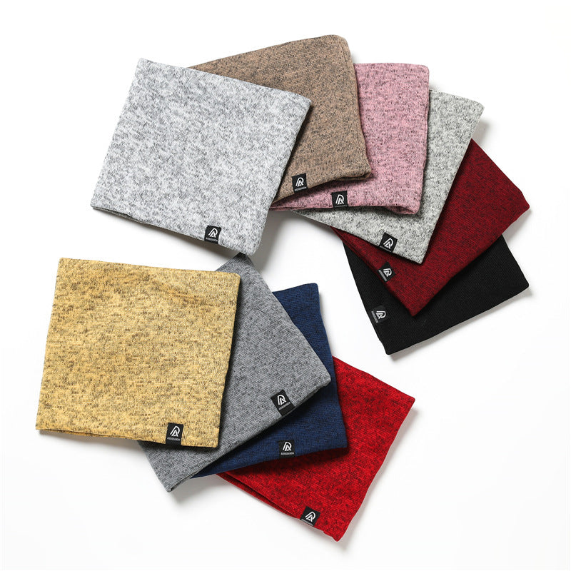 Winter fleece knitted neck cover Warm neck scarf