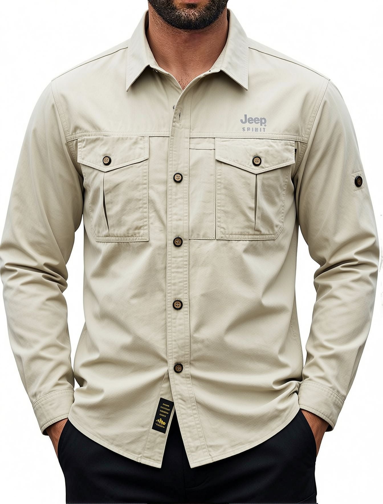 Outdoor Adventure Fishing Long-Sleeve Utility Shirt