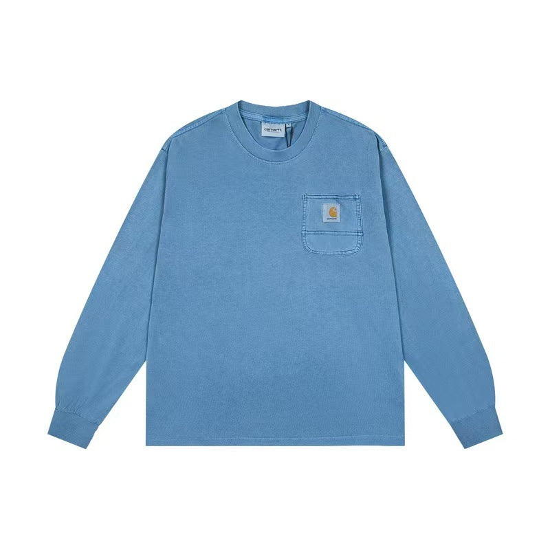Carhartt WIP Distressed Washed Long Sleeve Pocket Tee