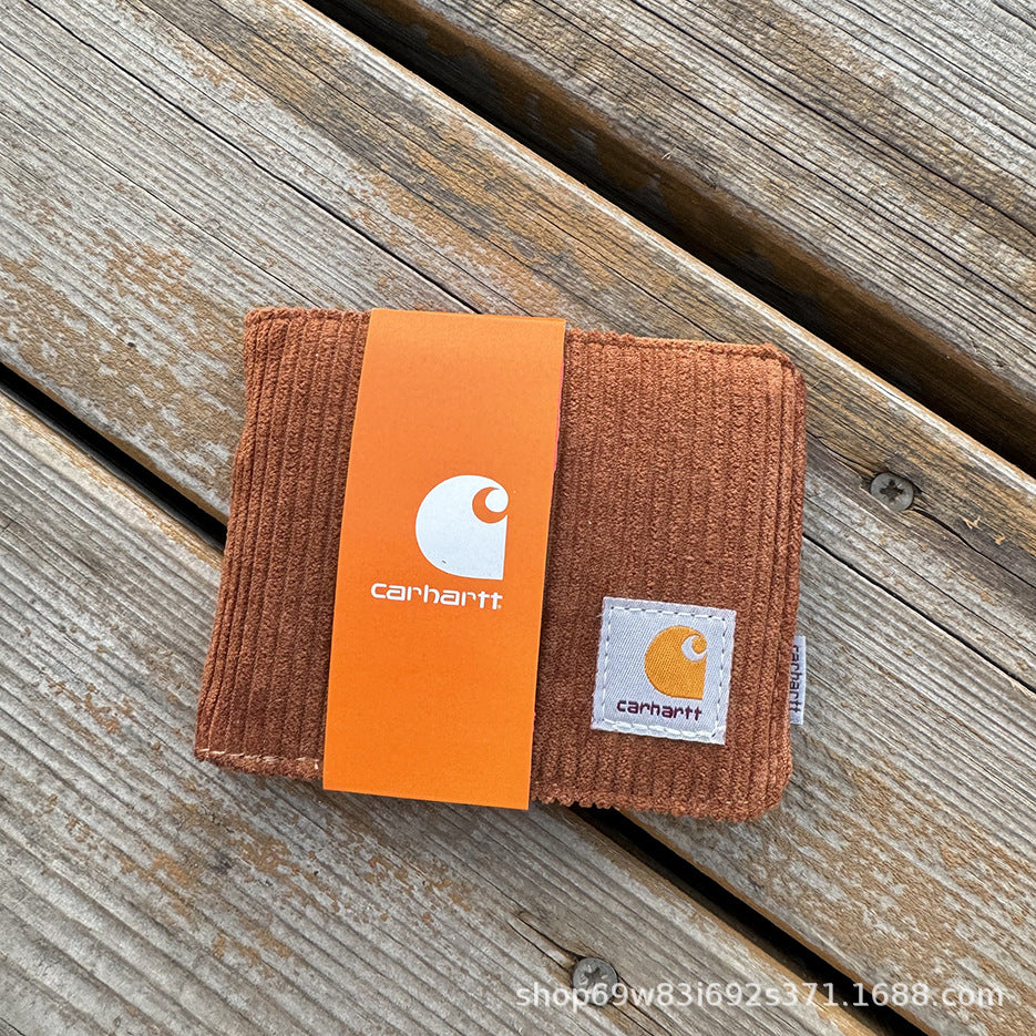 Carhart short wallet, waterproof fabric is strong and durable
