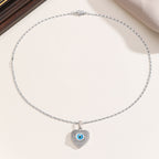Evil Eye Necklace with Zircon