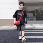 Boys Lightweight Letter Print T-Shirt