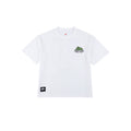 Outdoor-style graphic short-sleeve top for older children