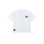 Outdoor-style graphic short-sleeve top for older children