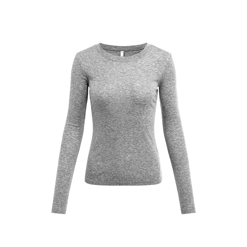 Lenzing TencelTM wool round-neck top