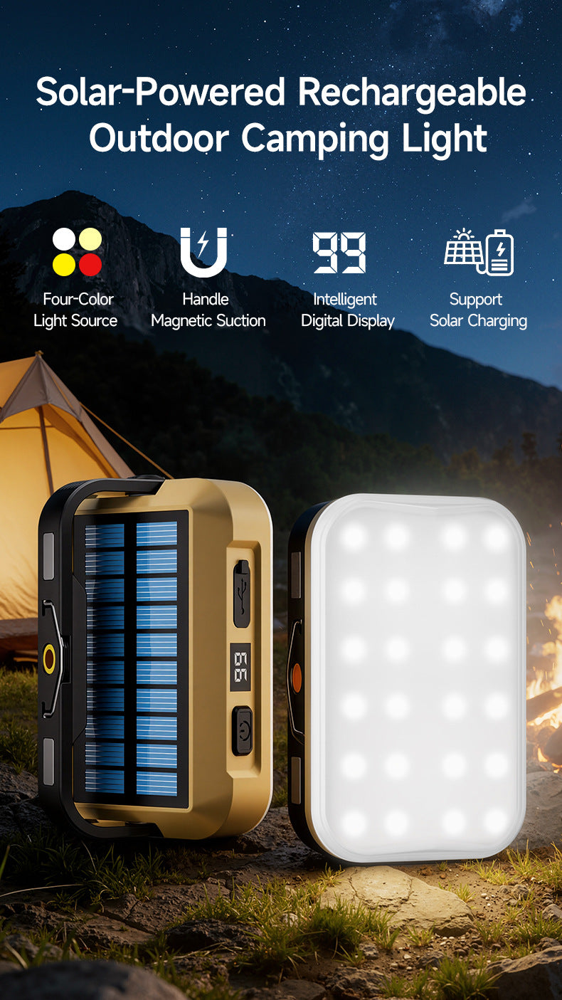 Multi‑Function LED Camping Lantern, Ultra‑Long Runtime Outdoor Ambient Light