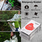Kit de supervivencia SOS multifuncional: emergencias para acampar al aire libre y aventuras en la naturaleza.